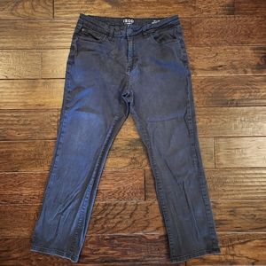 IZOD Men's Relaxed fit Jeans 34×30 in Black/Charcoal